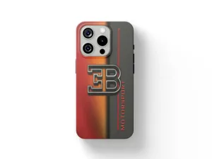Bugatti Cell Phone Cover Design Minimal Style